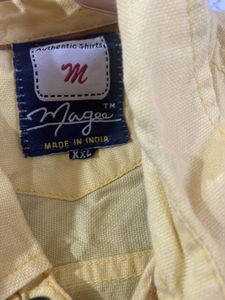 Yellow Men Shirt