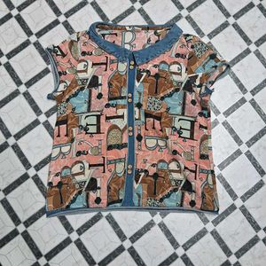 Unique Patterned Top