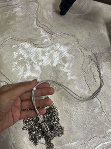 Boho Silver Choker &amp; Earring Set