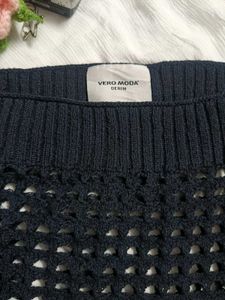 Open Knit Shoulder Cutout Top❤️‍🔥