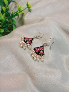 Light Weight Kalamkaari Ear Hangings