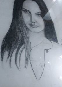 Lana Del Rey  Sketch (With Frame)