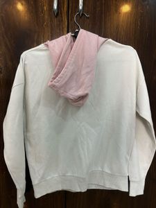Hoodie with Pink Details