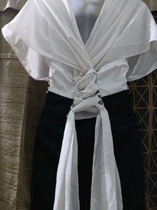 Black &amp; White Party Dress