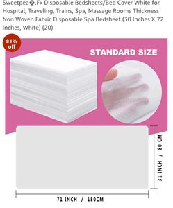 Multipurpose Table Non Woven Sheet Pack Of 20
