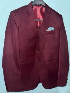 Burgundy 3-Piece Suit