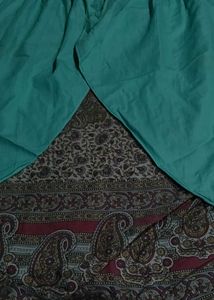 Green Ethnic Palazzos