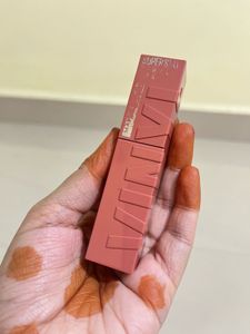 Maybelline Vinyl Ink Lipstick - Peachy 15