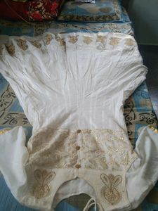 Gown With Shawl And Pant