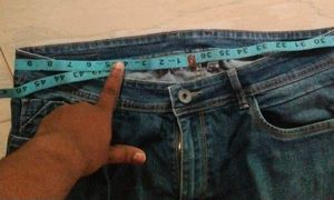 Vintage Wash Denim Jeans
