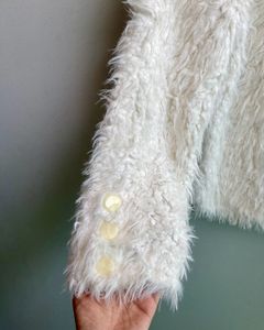 Authentic VINCE CAMUTO Brand Fur Cozy Sweatshirt