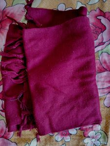MUFFLER FOR WINTER- MAROON COLOUR