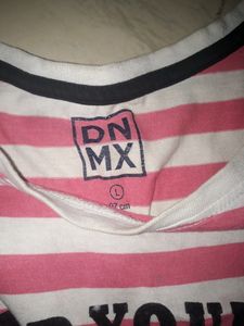 Pink Stripe &#39;Find Your Joy&#39; Tee