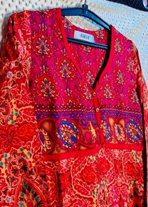 Multi Color Lightweight Gown.