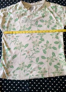 Floral Print Graphic Tee