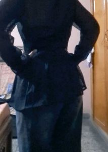 Elegant Black Long Sleeve Top