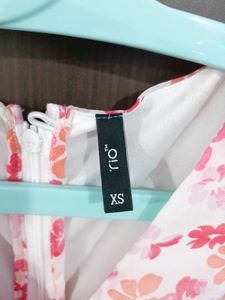 Flared Floral Dress
