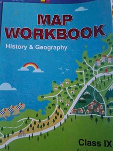₹250Map Workbook - History & Geography for Class I