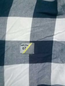 Checked Hoodie T-Shirt