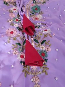 Beautiful Lavender Georgette Suit