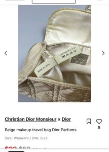 Dior Authentic Makeup Pouch