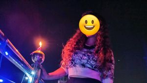 Floral YSL Crop Sweater