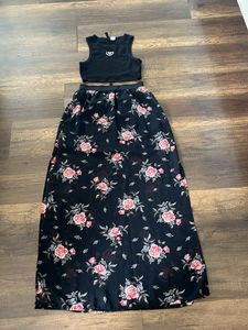 HnM top and skirt