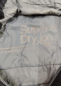 Superdry Stylish Black Padded Jacket