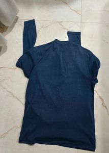 Stylish Blue Long Sleeve Shirt