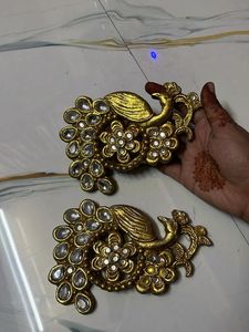 Golden Peacock Showpieces