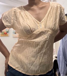 Antonelle Lace Trim Top