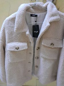 Styli Creamy Sherpa Jacket