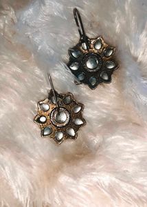 Pink Flower Earrings
