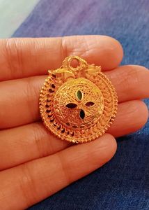 Gold Plated Party Wear Pendant