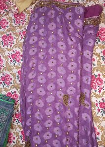 Wedding Wear Brasso Saree