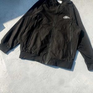 A Black Colour Basketball Jacket
