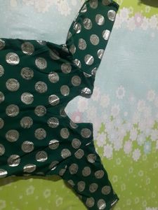 A Beautiful Green Color Kurti