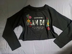 Black crop top