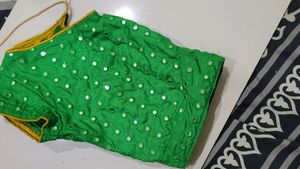 Banaras Mirror Blouse[margin Available]