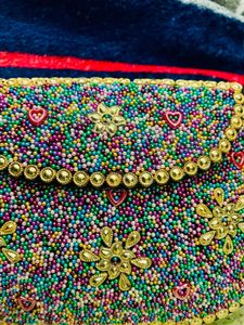 Beaded Clutch Bag