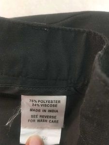 Allen Solly Black Cropped Pants