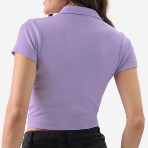 Lavender Polo Top