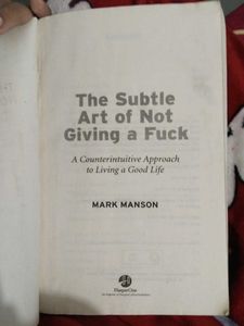 The Subtle Art of Not Giving a F*ck