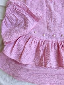 Frilled Pearl Beaded Top
