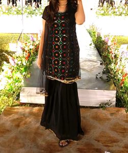Sharara Set ( Kurti+Bottom+Duppatta )