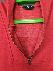 Femmella Red Coord With Hoodie
