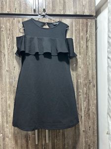 Black Cold Shoulder One Piece