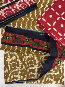 Batik Print Cotton Suit Set