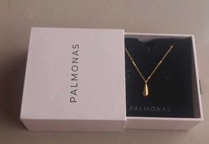 Palmonas Gold Plated Minimal Necklace