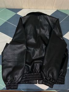 Faux Leather Jacket Size S